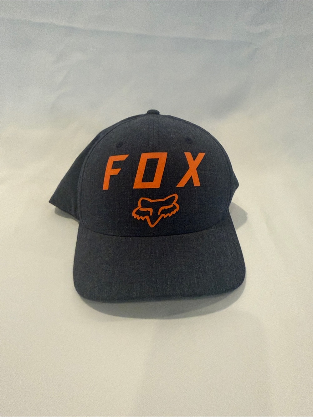 Fox men’s Dark navy Hat with Bright Orange Logo